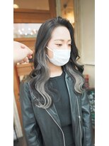 ボアップ 京橋店(boappu)&nbsp;＃インナーカラー＃インナーシルバー＃巻き髪