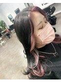 ベイビーピンクフェイスフレーミング