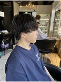 波巻きパーマ　スパイラルパーマ　波巻きスパイラルパーマ