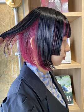 リブロ(liblo) ダブルラインボブ × 2トーンカラー【liblo】