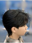 韓国風ニュアンスパーマメンズマッシュパーマ