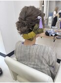 お祭りヘア  ルーズアップ