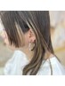 カット＋カラー+顔周りヘムライトorイヤリングカラー＋4stepトリートメント