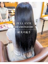 ヘアーメイク ダンス(hair make DANCE)&nbsp;プルエクステダイヤ100本 カラーも一緒に！ルエクステ最大の長さ