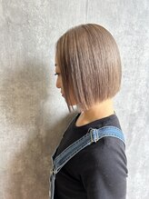 ソラ ヘアデザイン(Sora hair design) 切りっぱなしハイトーンカラー