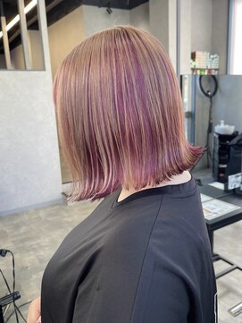 シエンゴールド(CIEN gold) ミルクティーカラー×ピンクカラー