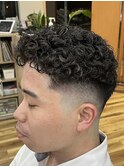 オールバックカーリー