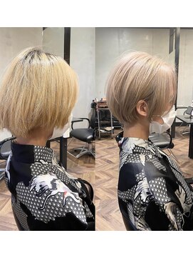 アンジェリカ バイ マジョラム(ANGELICA by marjoram) ハイトーン×ショート