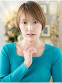 襟足すっきり流し前髪小顔シンプルショートa浦和20代30代40代