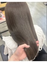 ユニバーストーキョー 池袋西口店(universe tokyo)&nbsp;柔らかミルクブラウン(髪質改善/ダブルカラー/ケアブリーチ)