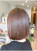 春のツヤ髪ボブカットでどの角度からでもカワイイ上質ヘアに