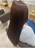 ピンク系カラー×艶髪