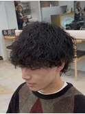 波巻きスパイラルパーマツイストスパイラルパーマウルフ名古屋栄