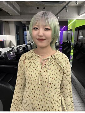 レコ 渋谷(LECO) シルバー×ミントグリーン