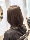 〈宮本〉レイヤーボブ×オリーブブラウン