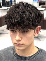 オーシャントーキョー 仙台(OCEAN TOKYO)&nbsp;ショートツーブロック波巻きツイストスパイラル黒髪ビジネス