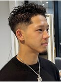 men's/メンズ/スパイキーショート/フェード/ニュアンスパーマ