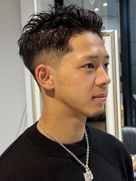 グルーマーズクレッジ 渋谷店(GROOMER/S CREDGE) men's/メンズ/スパイキーショート/フェード/ニュアンスパーマ