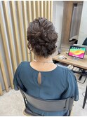 まとめ髪結婚式ヘアヘアセット結婚式ヘアセット