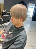 メンズカット/ブリーチ/ニュアンスパーマ/メンズハイライト/眉毛