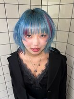 グラスペディア(graspedia) ミズイロ×レッド【広島派手髪】【広島ハイトーン】