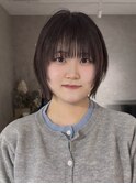 大分切りっぱなし韓国レイヤーボブタイトめ軽めボブ外はねボブ