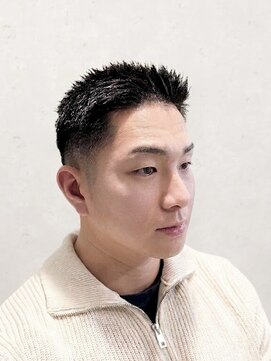 ワンワンオー バーバーショップ 長浜店(@110 BARBER SHOP) ショートスタイル スパイキー/ショート/メンズ/フェード