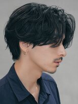 レタッチ バイ フィフス 天神大名(RETOUCH by fifth) 天神大名メンズパーマシャドウパーマシースルーマッシュウルフ