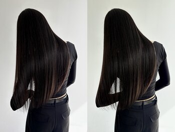 ソラ ヘアーメイク(SORA HAIR MAKE)の写真/今まで体感したことない仕上がりに感動！ダメージレスな縮毛◎毛先までしっとりなナチュラルストレート♪