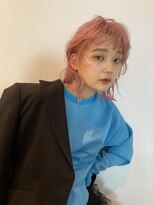 コットン(cotton) たっぷりレイヤー/ピンクカラー