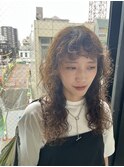 くせ毛を活かしたロングレイヤー
