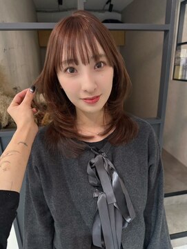 エトワ 中央店(etoi) 大分ミディアムボブレイヤー軽め韓国レイヤーくびれスタイル