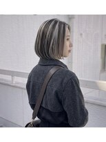 ホロル(horol)&nbsp;ホワイトシルバーハイライトボブ