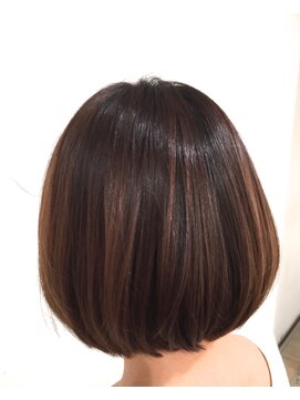 ネオリーブアオバ 高田馬場店(Neolive aoba) 丸みのある柔らかボブ　【高田馬場】