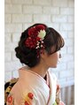 カットスペース アンリササラ 成人式ヘア編み込みヘア