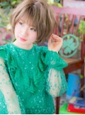 *bliss戸田公園*ハイトーン☆くせ毛風ゆるウェーブ小顔ショートa