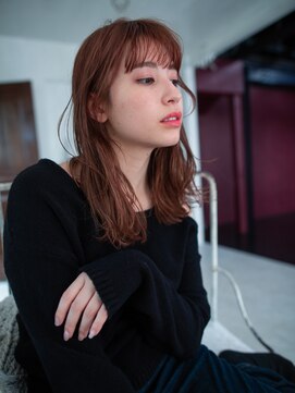 ヘアアンドリラクゼーション シャッセ(Hair&Relaxation SASE) オレンジブラウンミディ