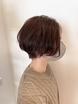 ビーハイブ 一番町店 アヴェダ(BEHIVE) ショートボブ×ピンクブラウン