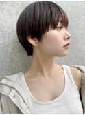 【20/30/40代にオススメ】コンパクト暗髪ショート**