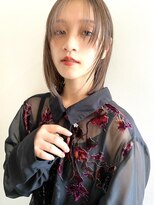 シータ(sheta)&nbsp;【表参道sheta/中澤】シースルバング　こなれヘアくすみカラー