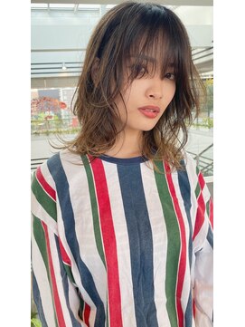 シキオ ヘアデザイン(SHIKIO HAIR DESIGN FUK) 【少人数プライベートサロン】くせ毛風の動きをつけたパーマ