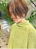 【BOLERO】ハイライト・ショート・シースルーバング