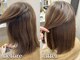 グロウ バイ フェイス(GLOW by face)の写真/【酸性ストレート導入】髪の状態を見極めた上で"最適な髪質改善"をご提案。柔らかく上品な仕上がりが叶う!