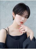 前髪ありブルージュショート【AIN.表参道】小田恭平
