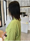 ワンカラーグラデーションをストレートで