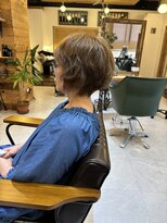 チリンバイロストシティー(Chillin by LOSTCITY)&nbsp;ショートボブ×パーマ