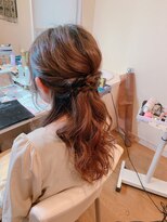 イツミヘアーループ(itsumi)&nbsp;お呼ばれヘア、ハーフアップスタイル