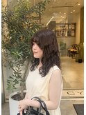 柔らかい印象のナチュラルウェーブパーマ!