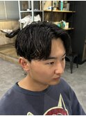 センターパート/名古屋/栄/メンズカット
