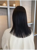 髪質改善ストレート×アッシュブラウン♪
